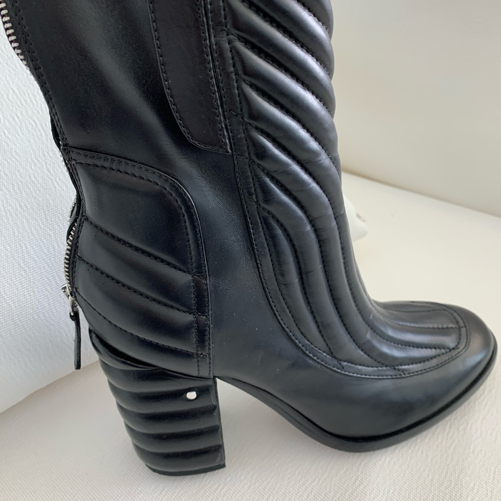 Above the knee brand new leather boots